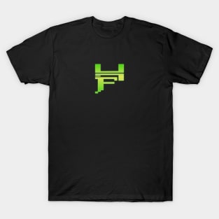 Hyperbolic Fabrications monogram logo GLOWING GREEN T-Shirt